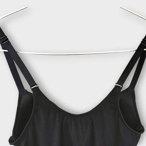 Spanx Assets Sz Small Black Slip‎ Shaper Padded Support Bra Womens Shapewear - Picture 6 of 10